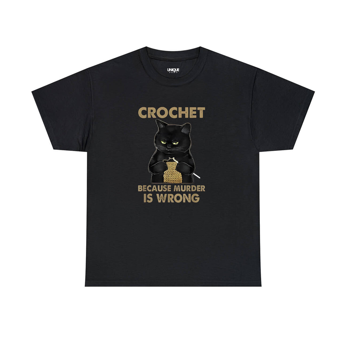 Crochet because m*rder is wrong T-Shirt