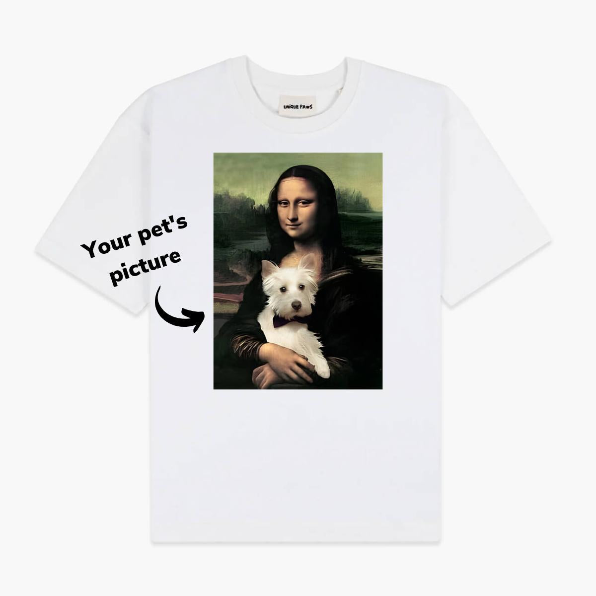 Mona and your Pet Custom T-Shirt