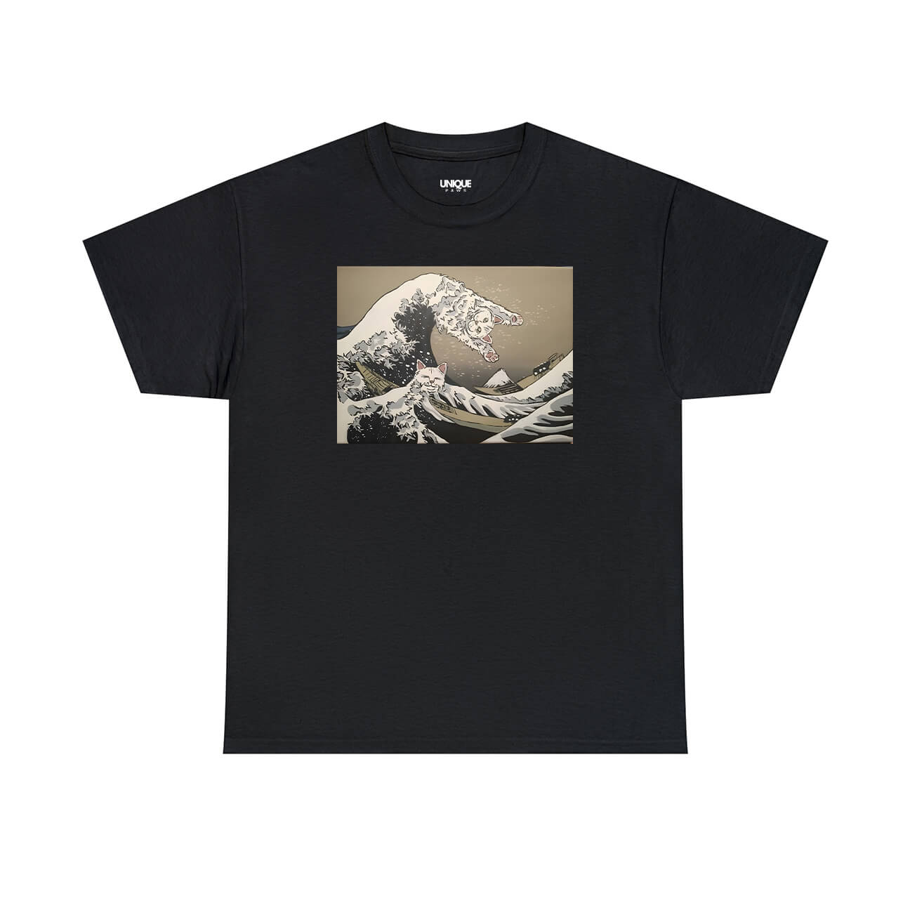 The Great wave off Cat T-Shirt