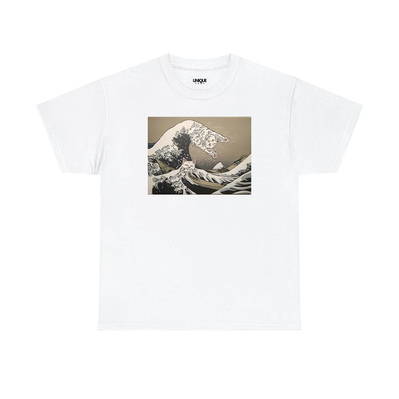 The Great wave off Cat T-Shirt