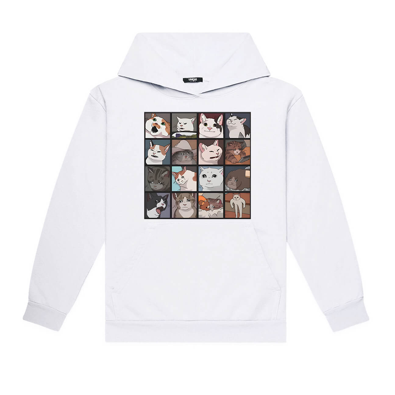 Memes Cats Collage Hoodie