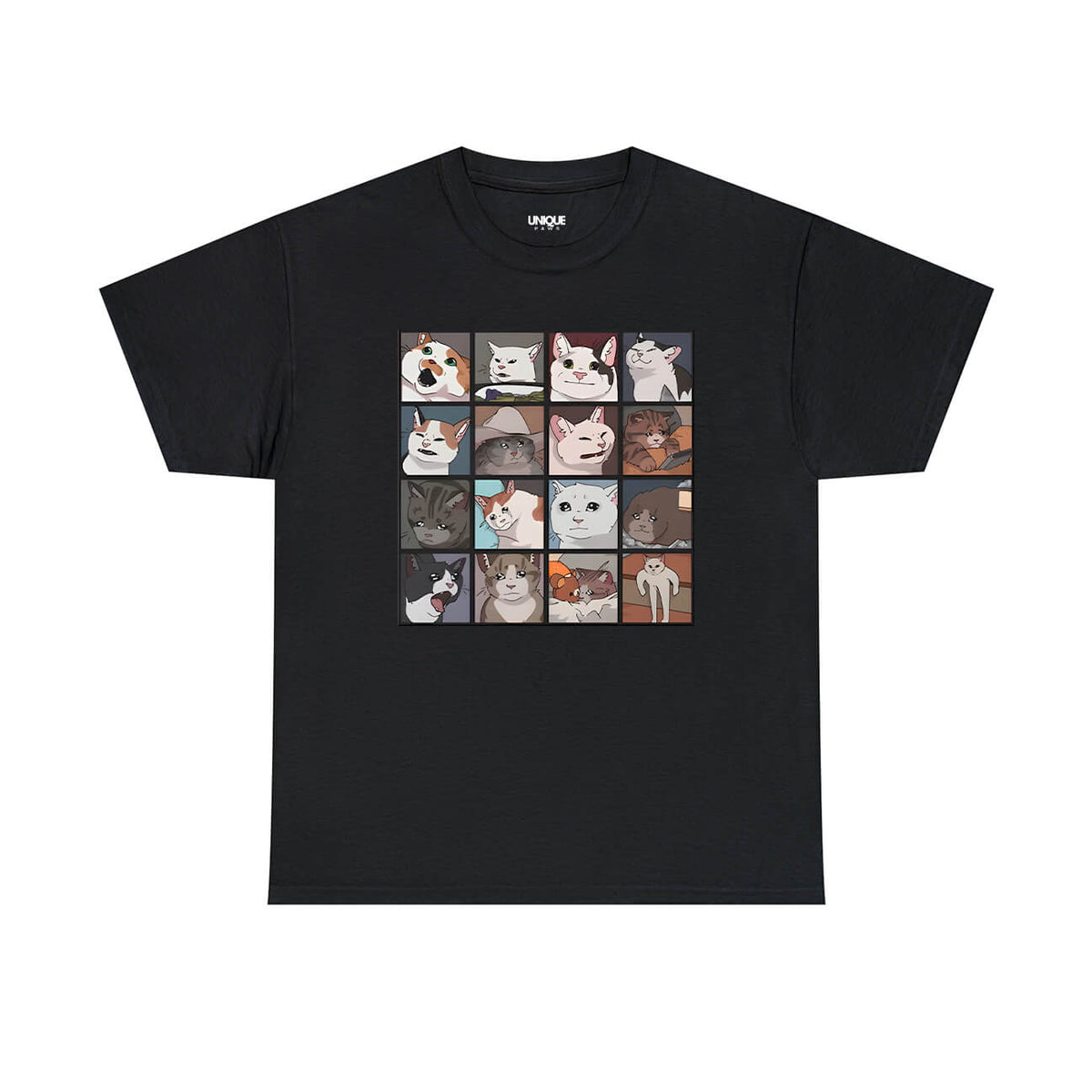 Memes Cats Collage T-Shirt