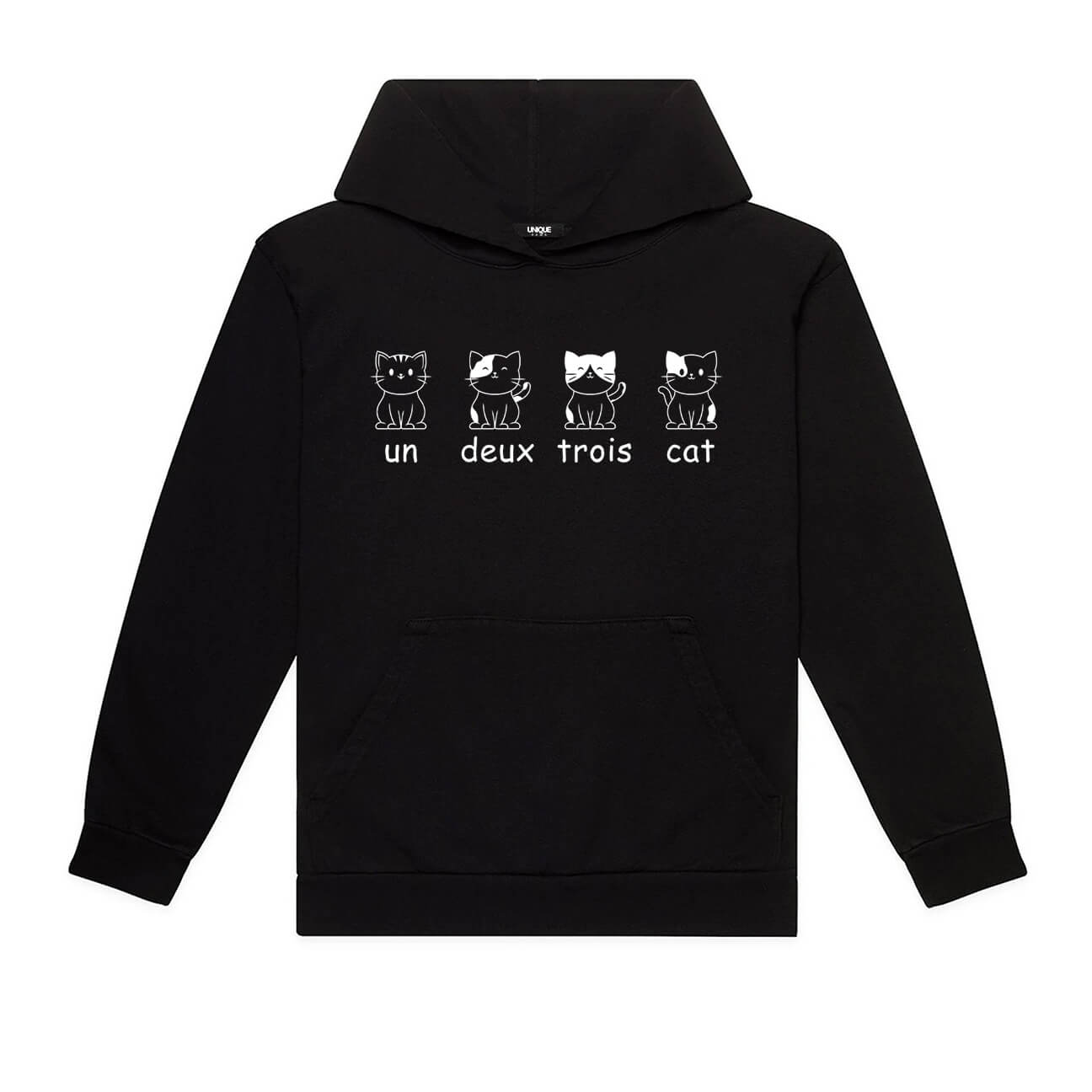 Un Deux Trois Cat Hoodie